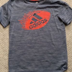 Boys Adidas football dri-fit shirt
